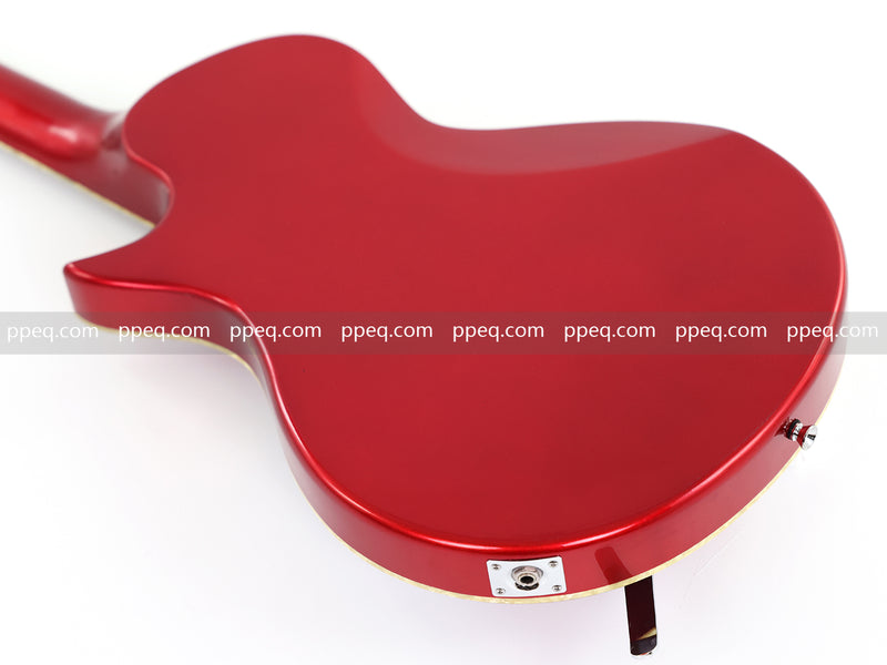 Semi-Hollow Body Electric Guitar with Gloss Red Metallic Finish (X717, B Level)