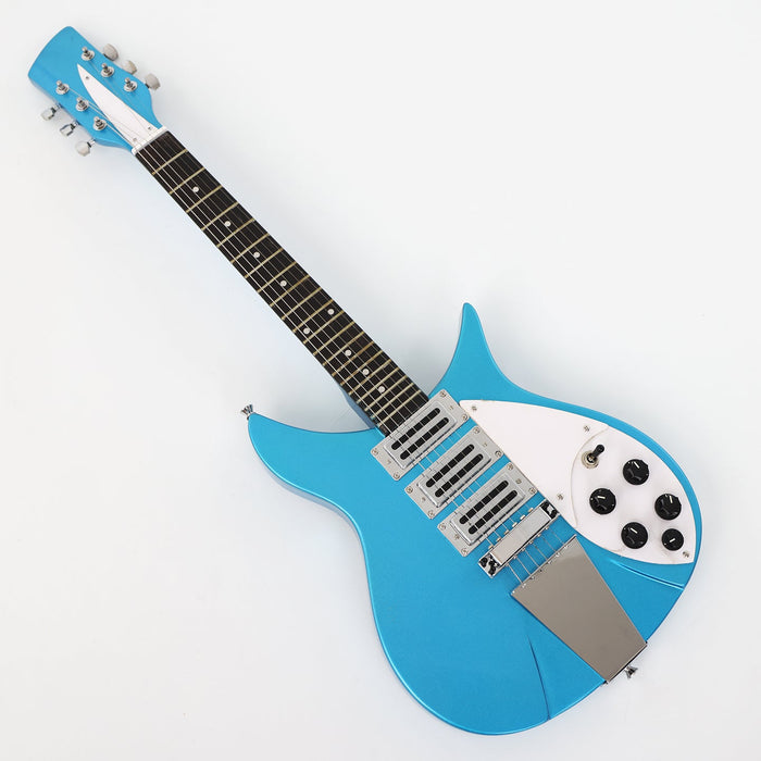 Pre-sale Short Scale Length Electric Guitar with Metallic Finish (GKS-137)