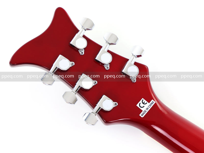 Shorty Solid Body Electric Guitar with AAA Birdseye Maple Veneer (HY-2527)