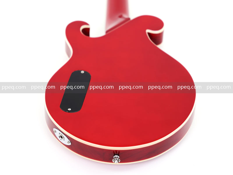 Shorty Solid Body Electric Guitar with AAA Birdseye Maple Veneer (HY-2527)