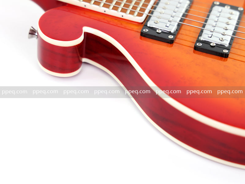 Shorty Solid Body Electric Guitar with AAA Birdseye Maple Veneer (HY-2527)