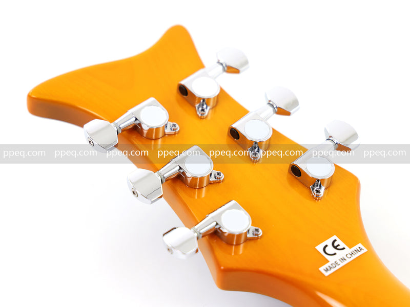 Shorty Solid Body Electric Guitar with AAA Birdseye Maple Veneer (HY-2524)