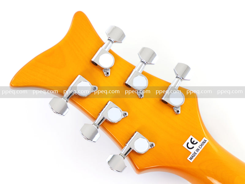 Shorty Solid Body Electric Guitar with AAA Birdseye Maple Veneer (HY-2524)