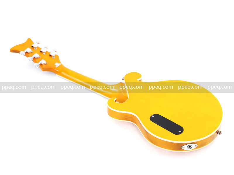 Shorty Solid Body Electric Guitar with AAA Birdseye Maple Veneer (HY-2524)