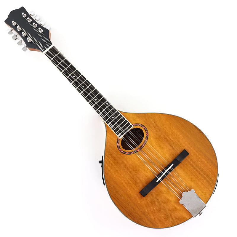 Solid Red Pine Top, 436mm Scale Length Bouzouki with Built-in EQ (PBZ-003)