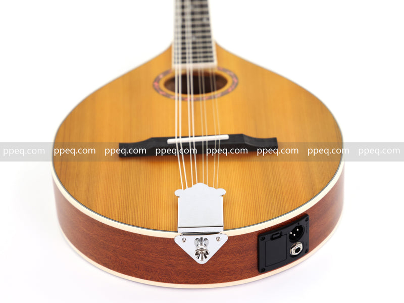 Solid Red Pine Top, 436mm Scale Length Bouzouki with Built-in EQ (PBZ-003)