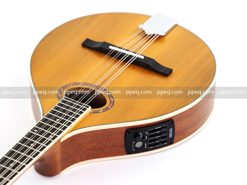 Solid Red Pine Top, 436mm Scale Length Bouzouki with Built-in EQ (PBZ-003)