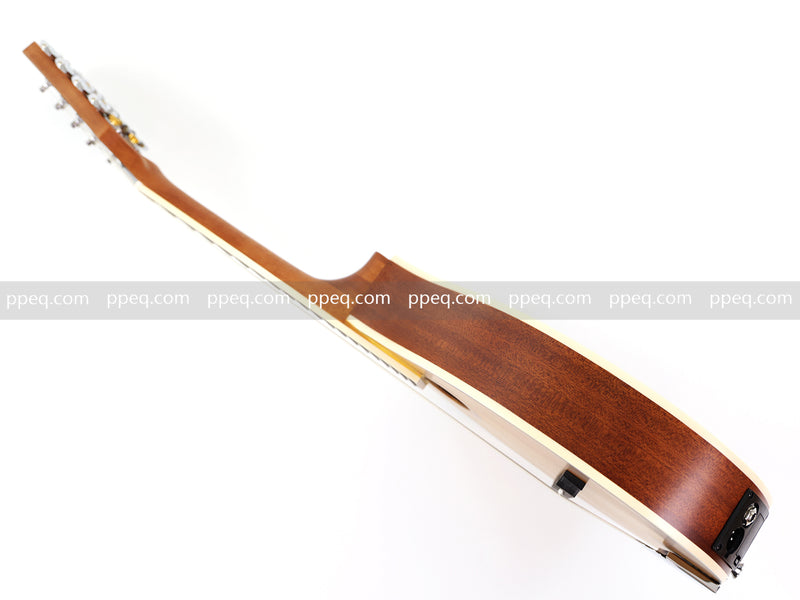Solid Red Pine Top, 436mm Scale Length Bouzouki with Built-in EQ (PBZ-003)