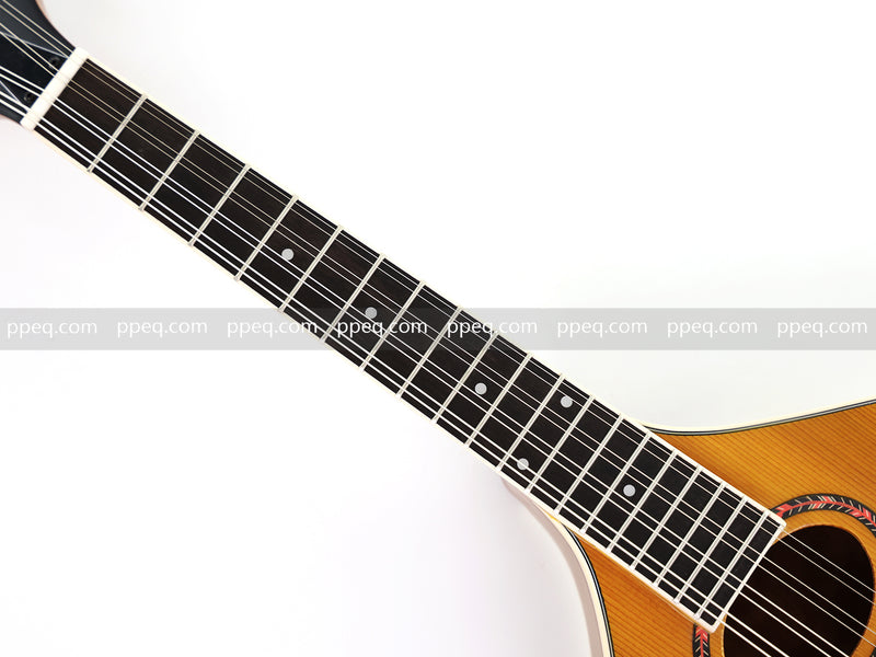 Solid Red Pine Top, 436mm Scale Length Bouzouki with Built-in EQ (PBZ-003)