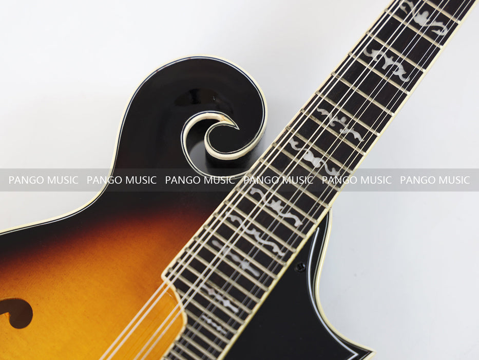 PANGO MUSIC Solid Spruce Top Sunburst F Mandolin (PMB-611)