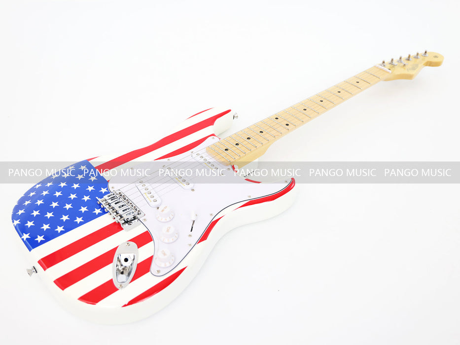 U.S. Flag / American Flag Theme Electric Guitar (GKS-117)