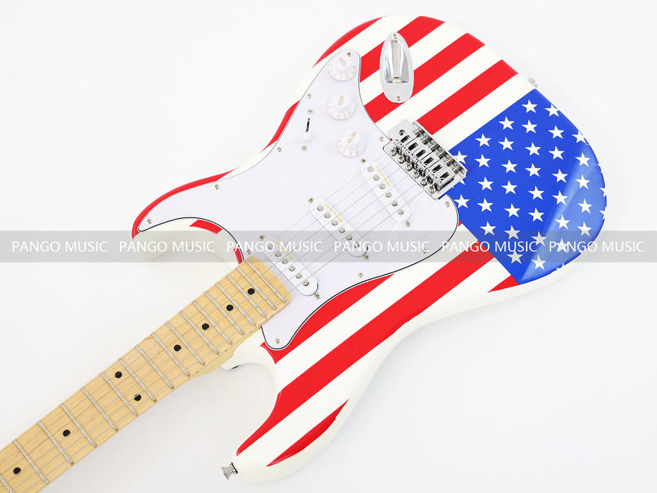 U.S. Flag / American Flag Theme Electric Guitar (GKS-117)