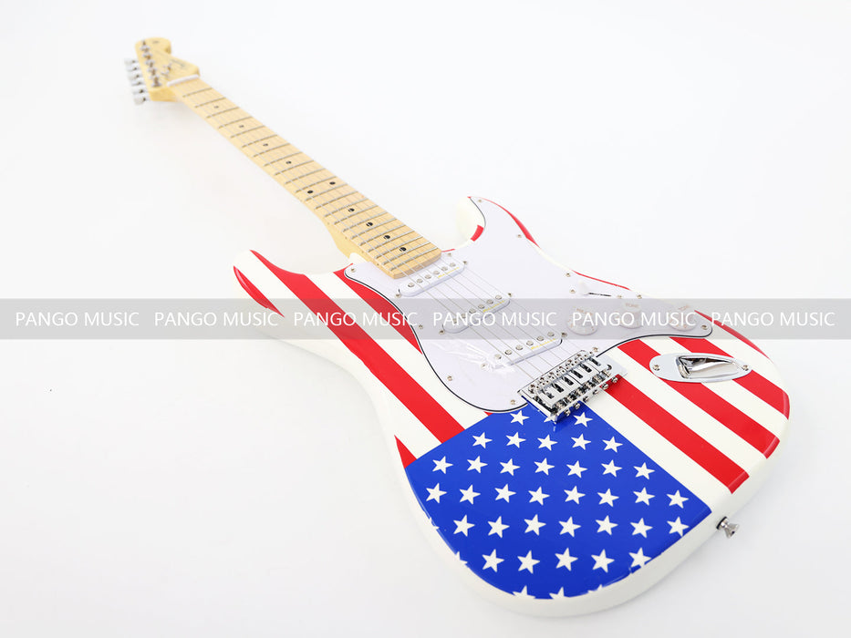 U.S. Flag / American Flag Theme Electric Guitar (GKS-117)