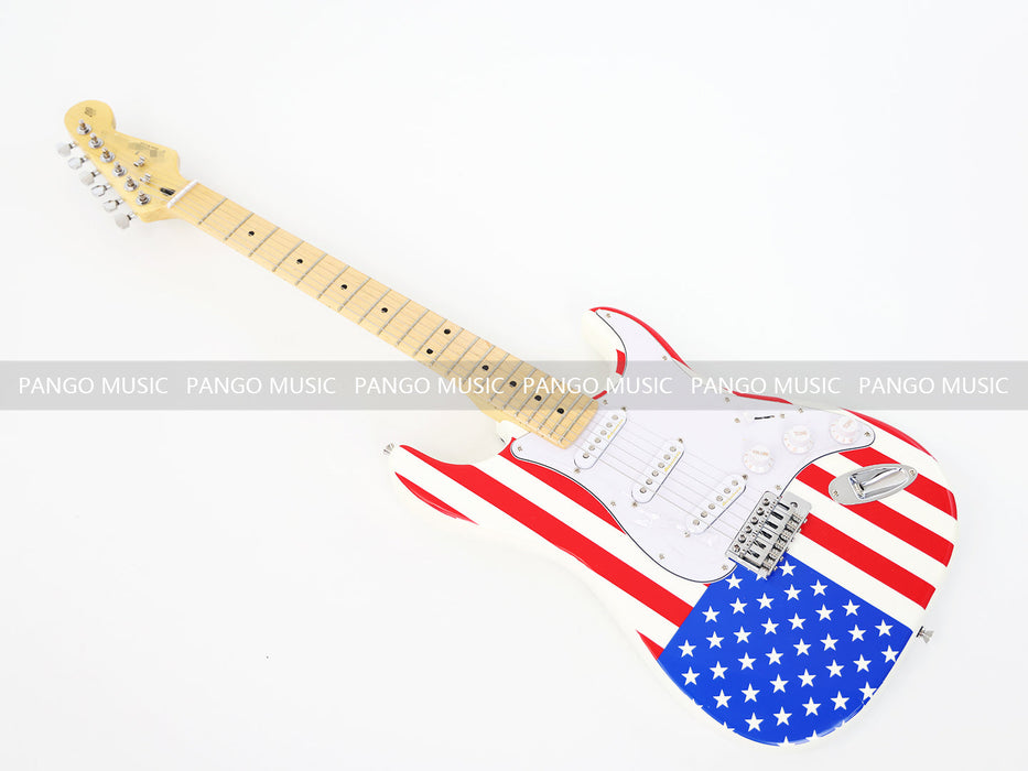 U.S. Flag / American Flag Theme Electric Guitar (GKS-117)