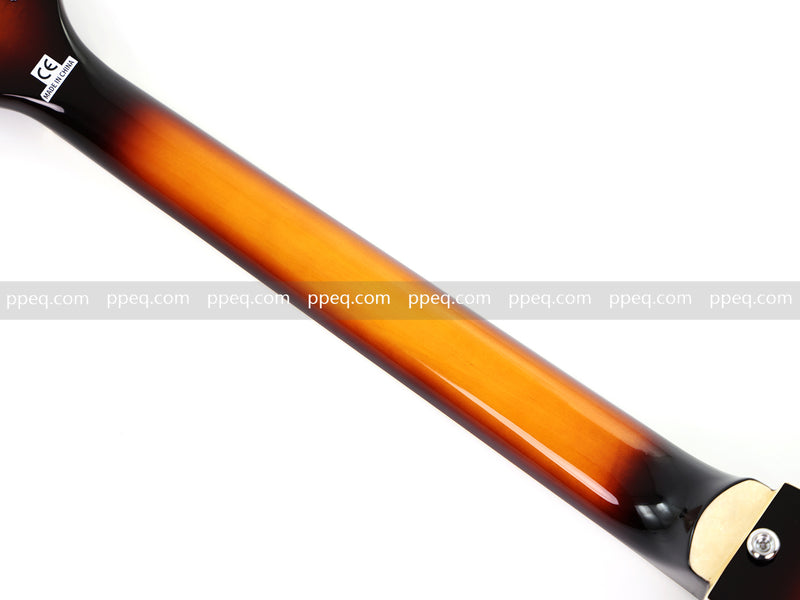 Violin-Shaped Semi-Hollow Body Electric Guitar with Gloss Sunburst Finish (HY-2532)