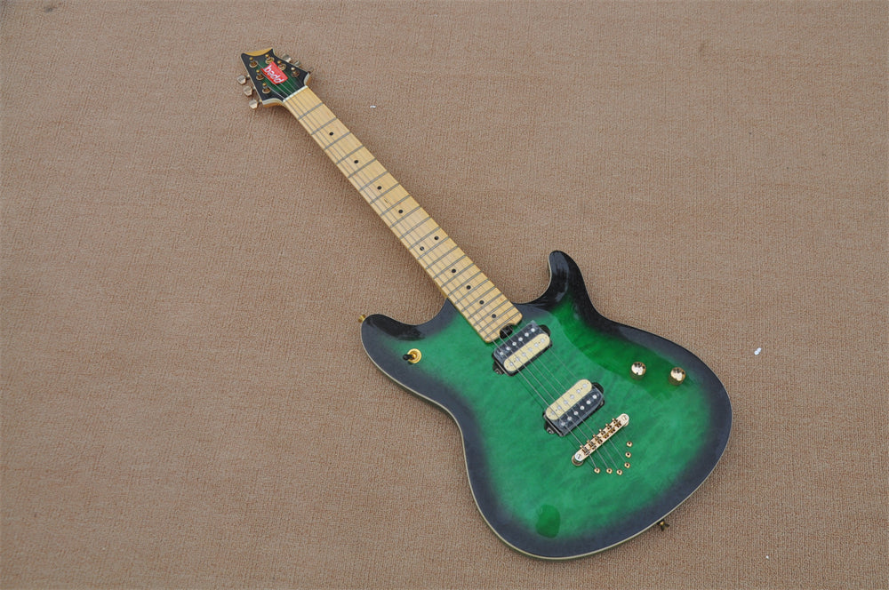 ZQN Series Green Color Electric Guitar (ZQN0035)