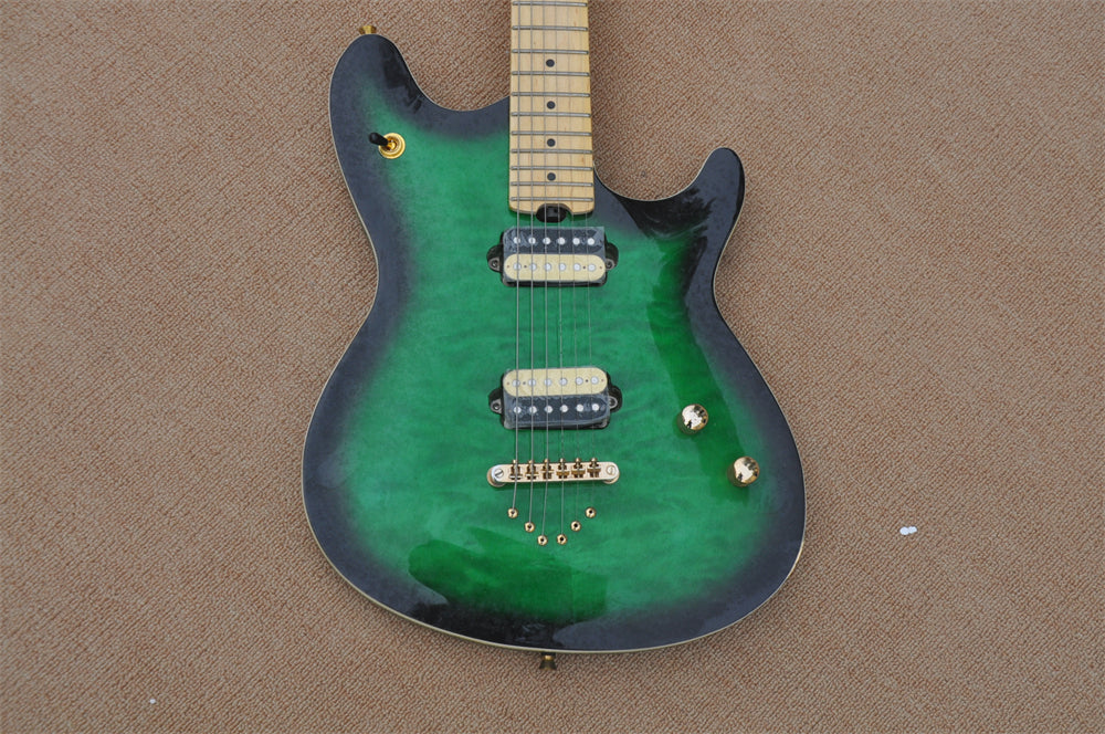 ZQN Series Green Color Electric Guitar (ZQN0035)