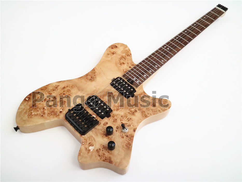 Ash Body/ Roasted Maple Neck Headless Electric Guitar (PZM-317S)