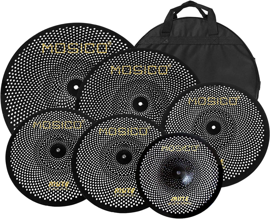 10"/14"/16"/18"/20" 6 Pieces Cymbal Set with Bag