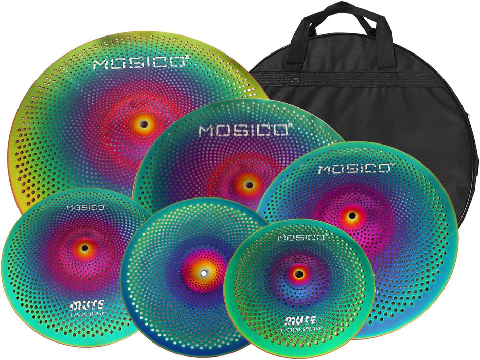 10"/14"/16"/18"/20" 6 Pieces Cymbal Set with Bag