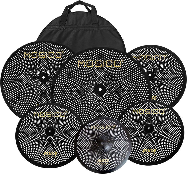 10"/14"/16"/18"/20" 6 Pieces Cymbal Set with Bag