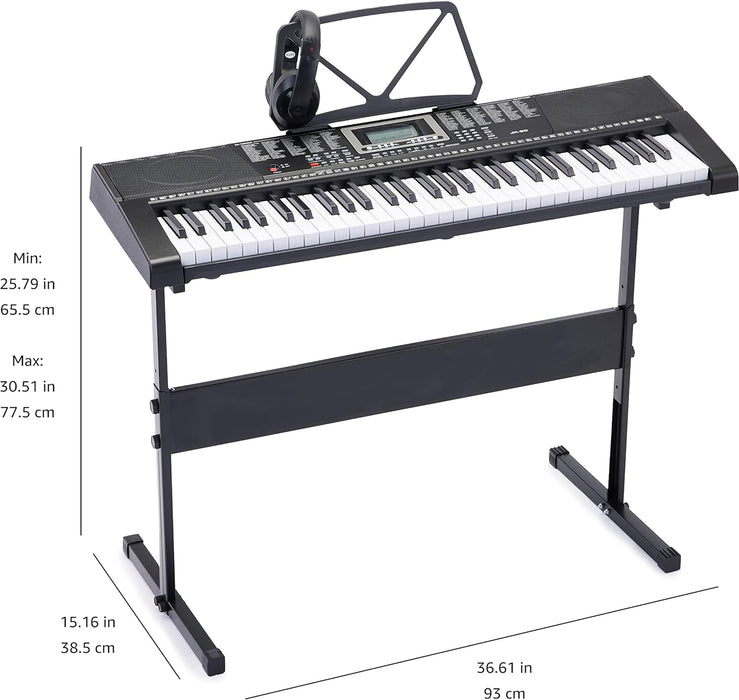 61-Key Electronic Organ with Headphone