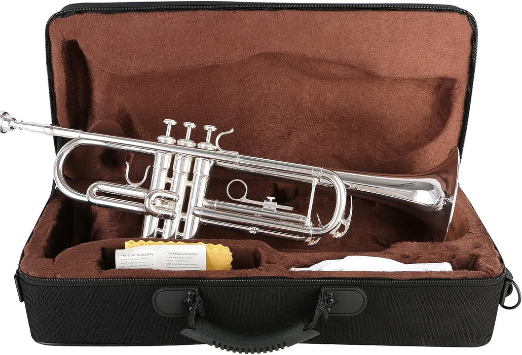 Bb Trumpet with Case, Cleaning Kit and Gloves