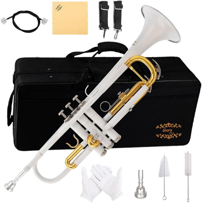 Bb Trumpet with Case and Gloves