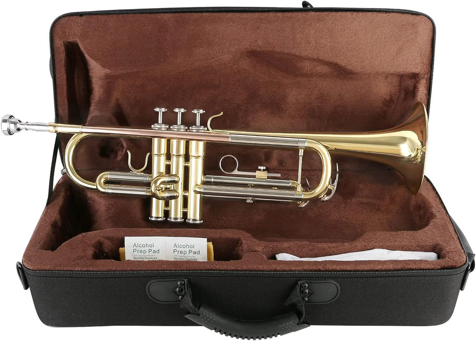 Bb Trumpet with Case, Cleaning Kit and Gloves