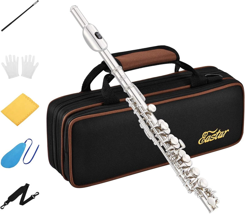 C Key Piccolo with Case, Gloves