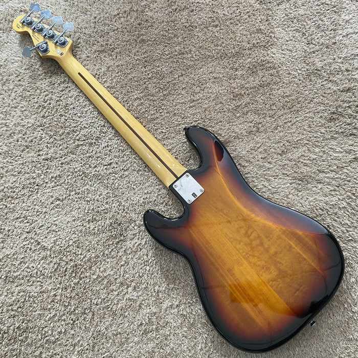 5 Strings Sunburst Electric Bass Guitar (140)