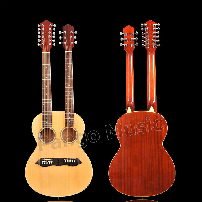 Double Neck Acoustic Guitar of Pango Music (PDN-1215)