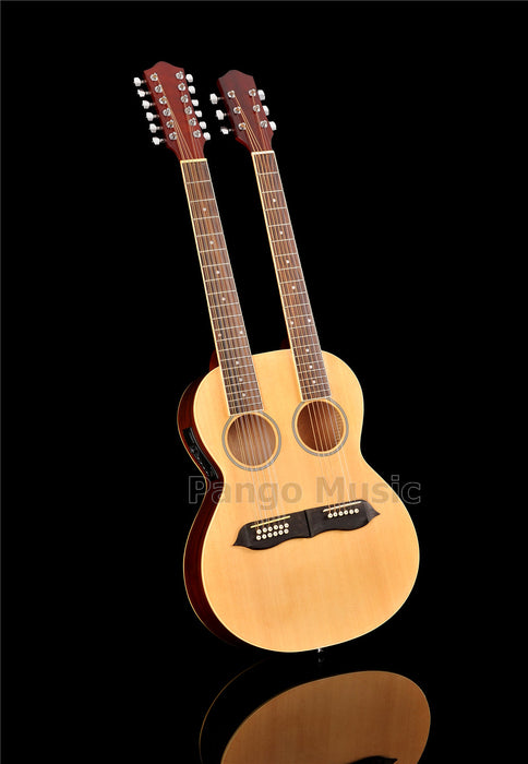 Double Neck Acoustic Guitar of Pango Music (PDN-1215)