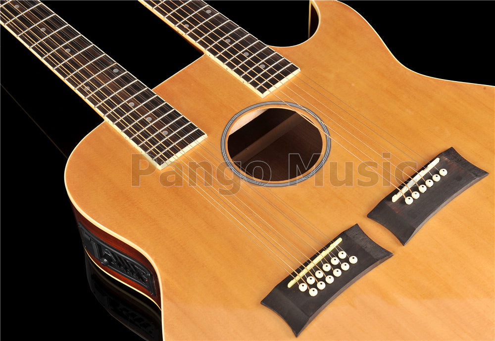 Double Neck Acoustic Guitar of Pango Music (PDN-1212)