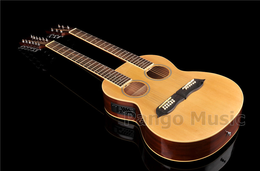 Double Neck Acoustic Guitar of Pango Music (PDN-1215)