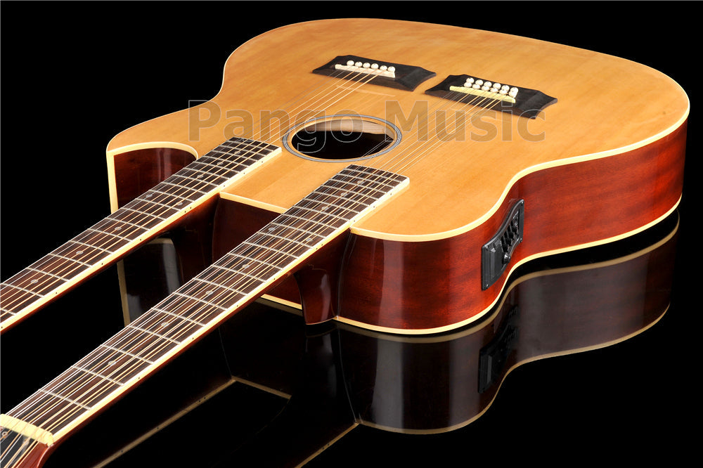 Double Neck Acoustic Guitar of Pango Music (PDN-1212)