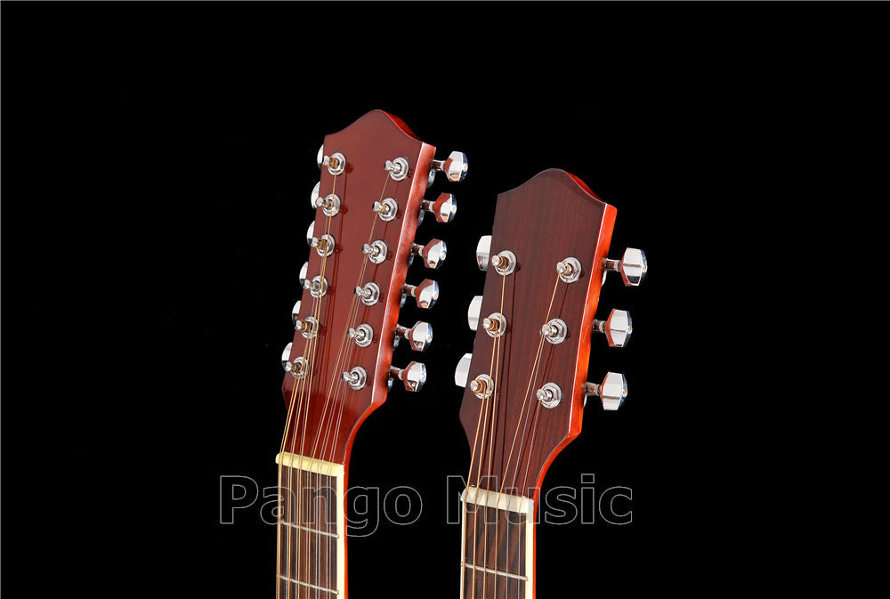 Double Neck Acoustic Guitar of Pango Music (PDN-1215)