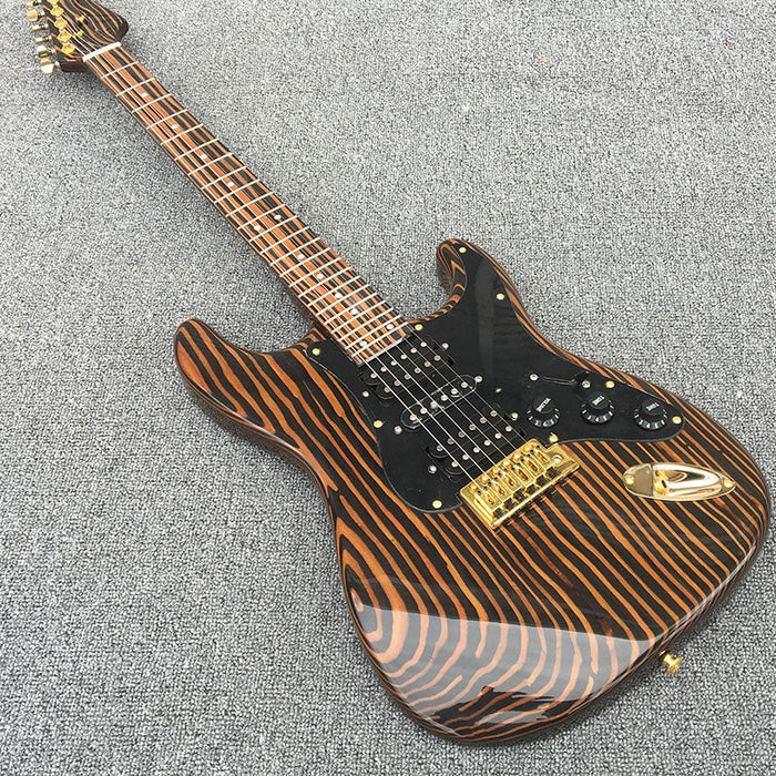 PANGO Music Zebrawood Electric Guitar (YMZ-084)