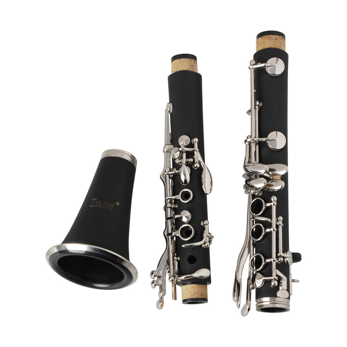 Bb Clarinet 17 Key Bakelite Clarinets with Nickel Silver Key (IN580)