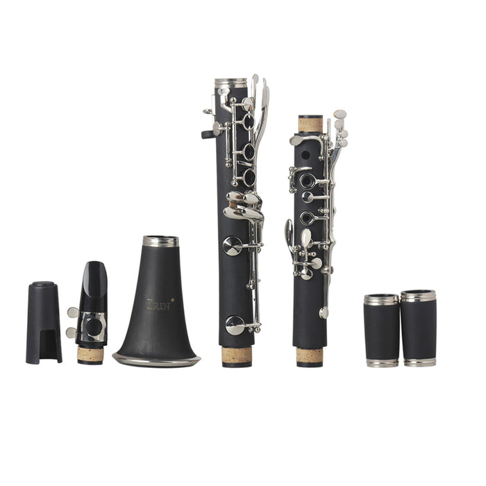 Bb Clarinet 17 Key Bakelite Clarinets with Nickel Silver Key (IN580)