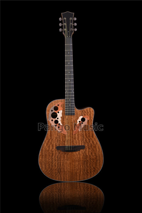 41 Inch All Walnut Wood Acoustic Guitar(PM-1225)