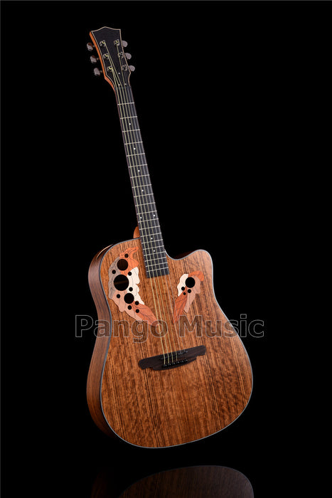 41 Inch All Walnut Wood Acoustic Guitar(PM-1225)