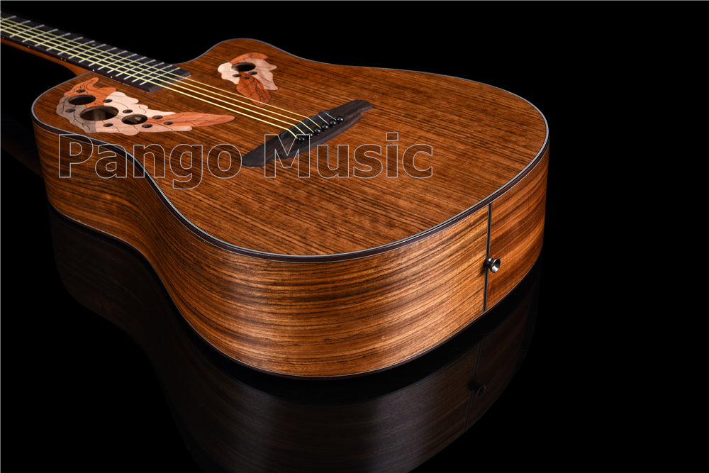 41 Inch All Walnut Wood Acoustic Guitar(PM-1225)