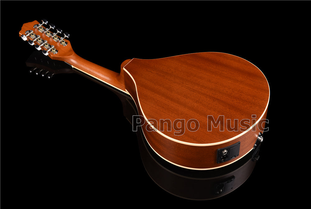 Solid Red Pine Top Bouzouki Mandolin with EQ (PBZ-001)