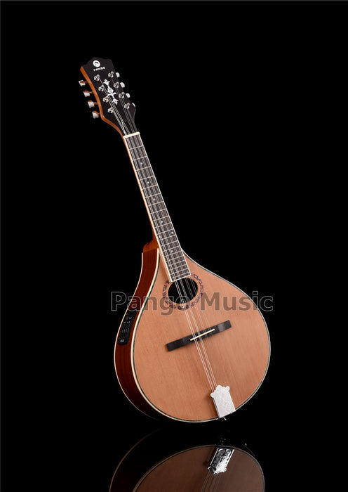 Solid Red Pine Top Bouzouki Mandolin with EQ (PBZ-003)