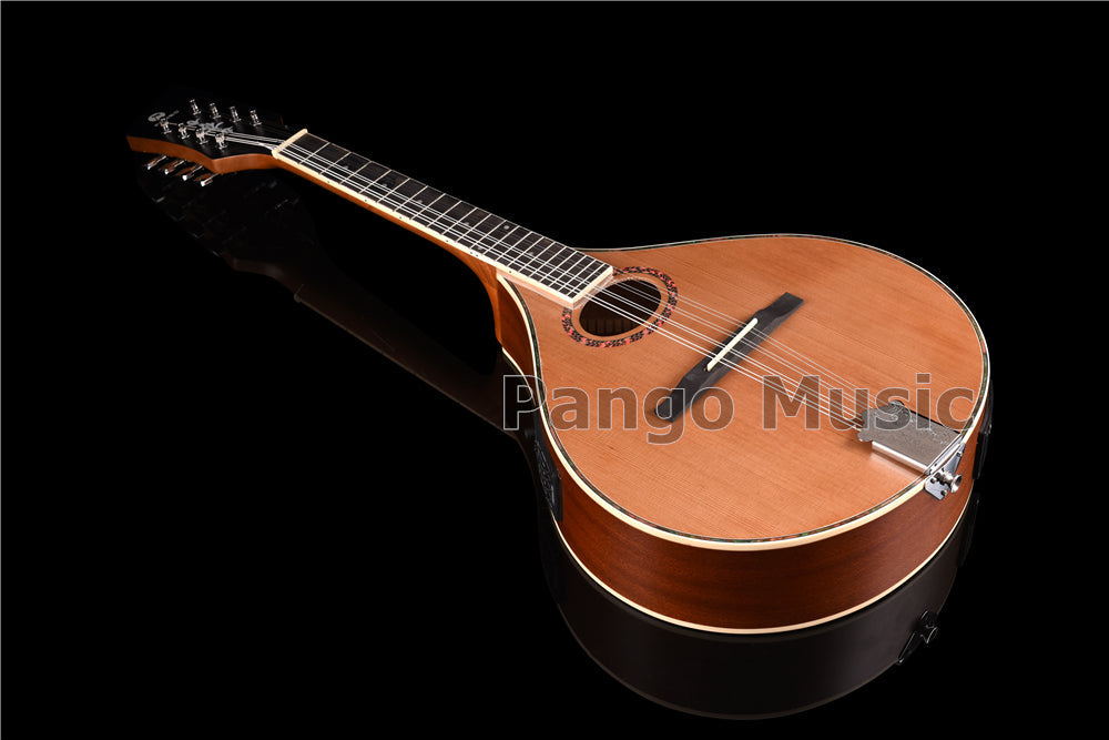 Solid Red Pine Top Bouzouki Mandolin with EQ (PBZ-003)