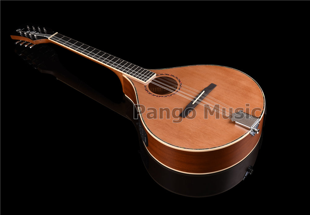 Solid Red Pine Top Bouzouki Mandolin with EQ (PBZ-004)