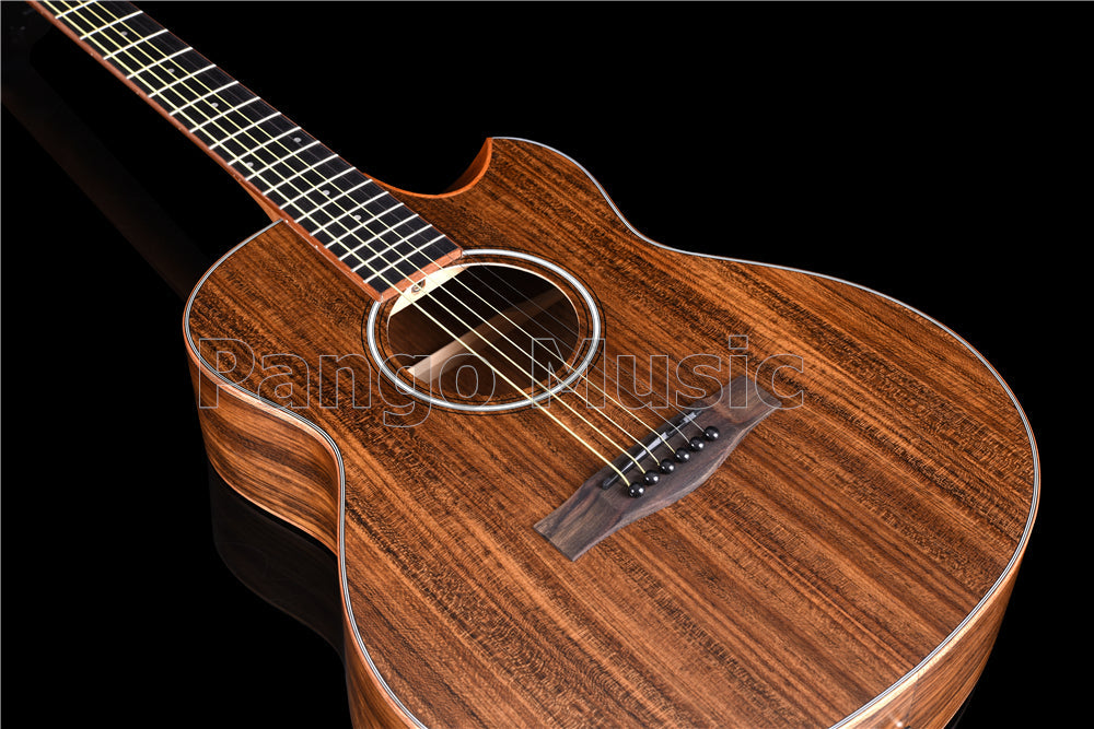 36 Inch All Walnut Wood Acoustic Guitar (PAG-1603)