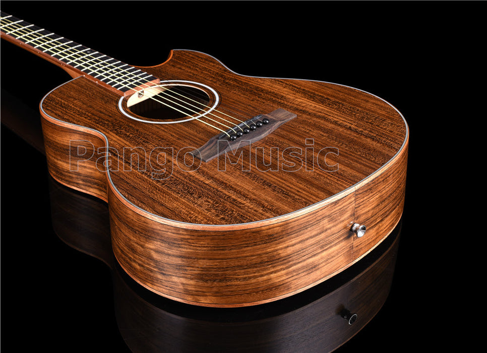 36 Inch All Walnut Wood Acoustic Guitar (PAG-1603)