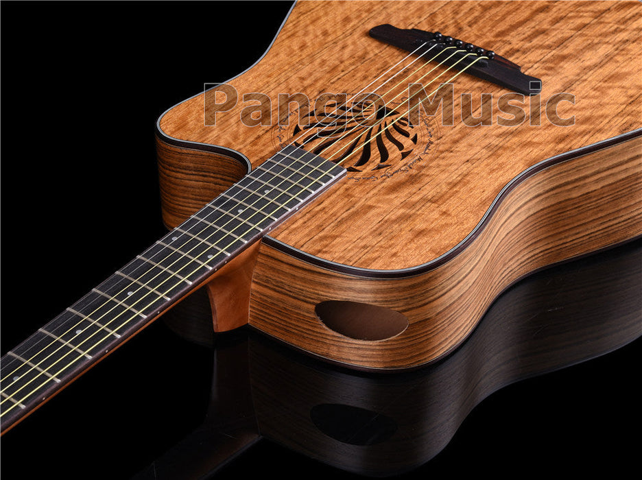 41 Inch All Walnut Wood Acoustic Guitar (PFS-2104)